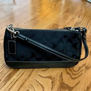 Coach | Authentic Vintage Coach Handbag | Y2K Black Logo Print